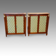 Pair of Regency style cabinets