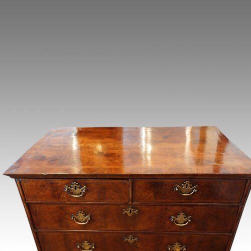 Walnut chest detail