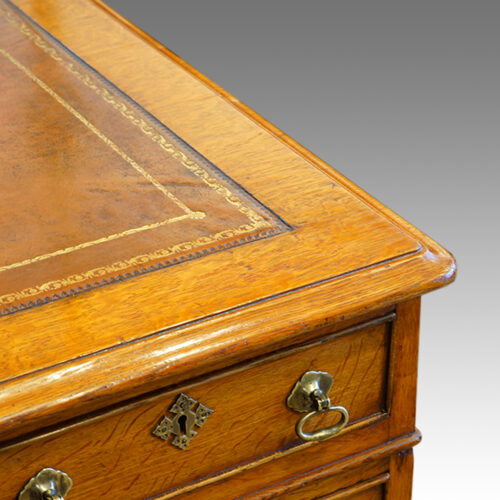 Victorian desk round corner