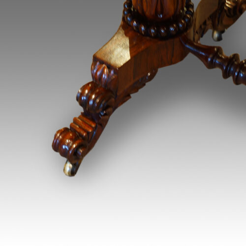 Feet of antique table