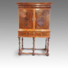 William & Mary cabinet on stand