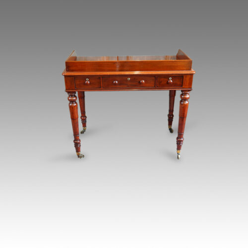 19thc mahogany desk rear