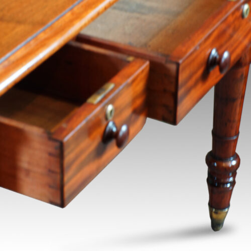 Antique mahogany desk with gallery