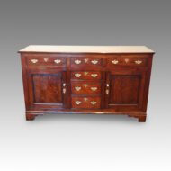 Georgian oak cupboard dresser