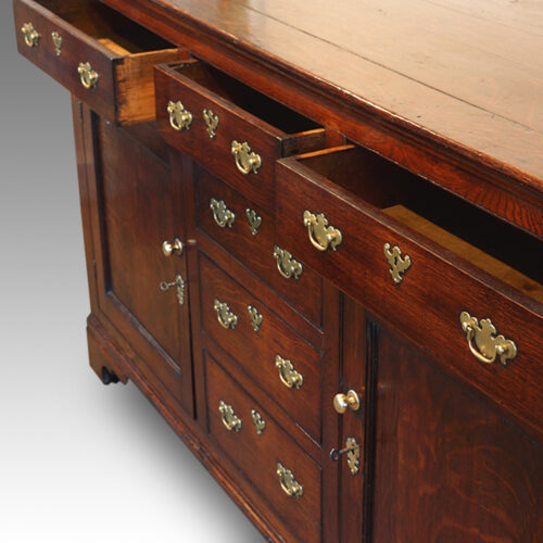 Drawers open of dresser