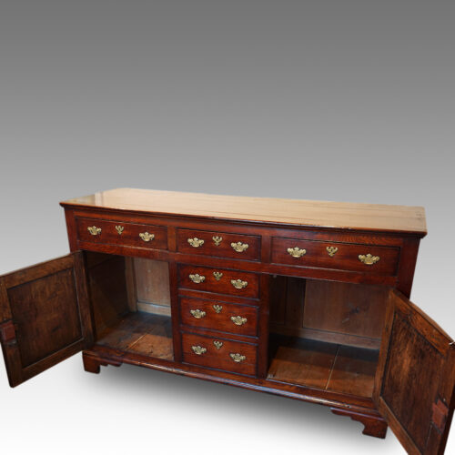 Cupboard interior of dresser base