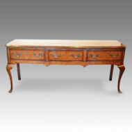 Antique oak dresser base