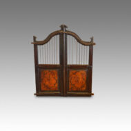 Antique teak dog gates