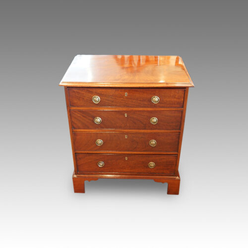 Edwardian mahogany chest, Small