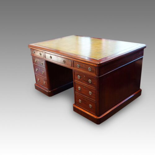 Antique partners desk