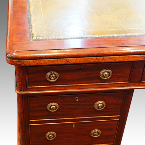 Victorian pedestal desk