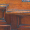 Top detail Antique walnt desk