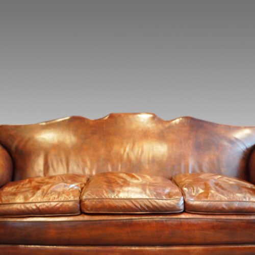 Antique leather sofa