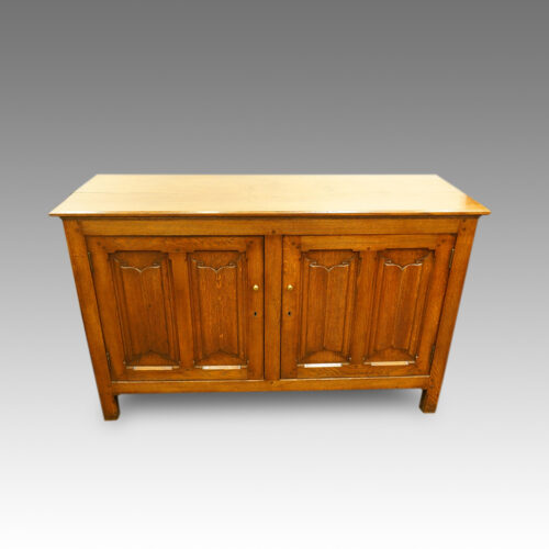 Edwardian oak cupboard