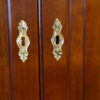 Antique mahogany linen press