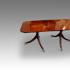 Small twin pillar dining table