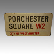 Original enamel London Street sign