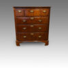 Queen Anne walnut chest,canted corners
