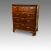 Queen Anne walnut chest,canted corners