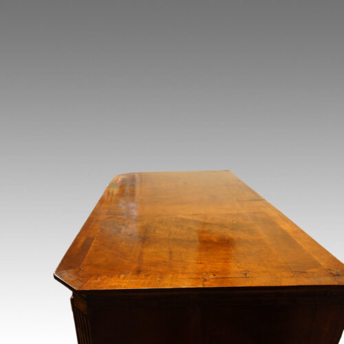 Walnut top of Queen Anne chest