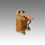 Victorian walnut 'pop up' piano top Davenport desk