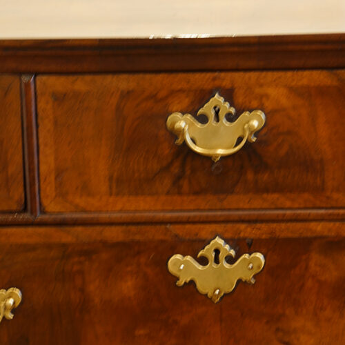 Centre drawer of Queen Anne chest