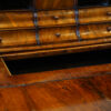 Antique bureau well interior