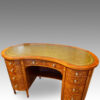 Edwardian kidney shaped desk