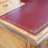 Antique desk leather