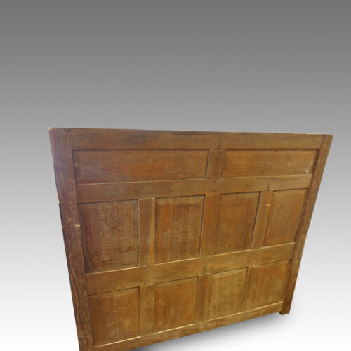 Antique settle backboard
