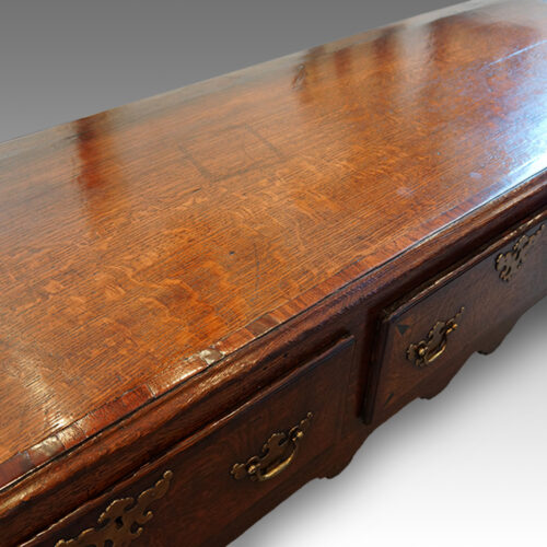 Antique dresser top surface