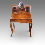 Victorian walnut bureau de dame