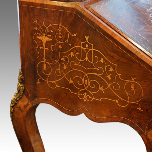 Victorian desk detail side