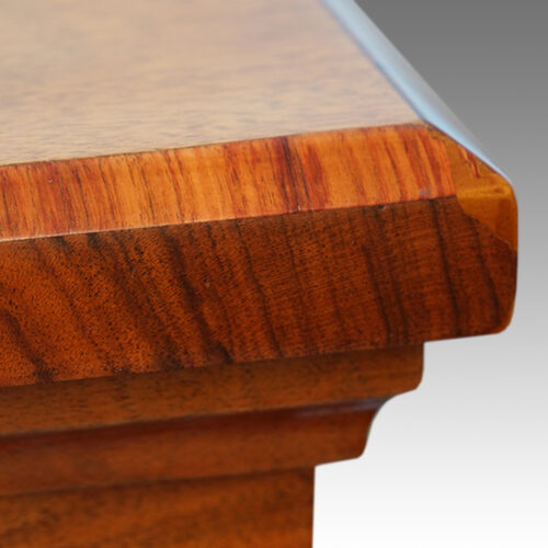 Kingwood banding on bookcase