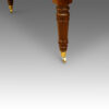 William IV mahogany dining table leg