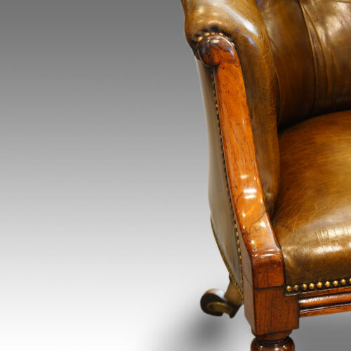 Desk chair arm