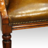 Antique leather desk chair