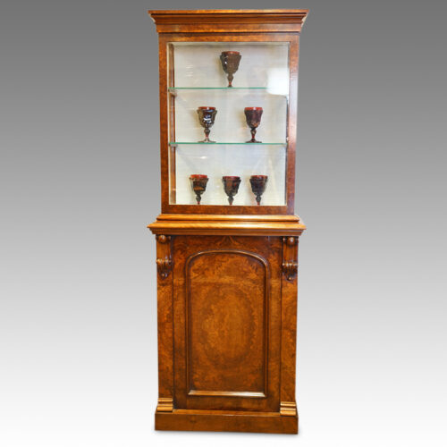 Victorian walnut cabinet by Wylie & Lochead