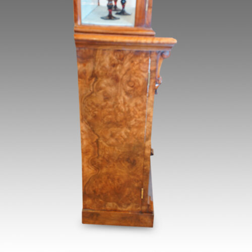 Victorian bookcase display cabinet side
