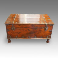 Antique Colonial hardwood merchants chest