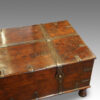 Antique iron bound coffee table