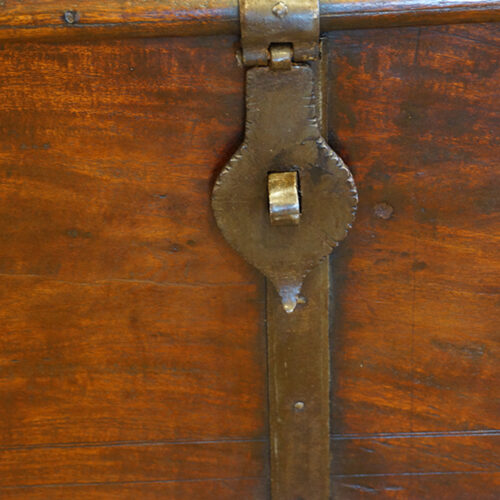 Antique iron hasp