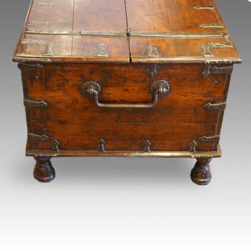 Antique iron bound box