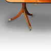 Antiuue walnut twin pillar dining table