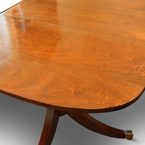 Victorian twin pillar dining table