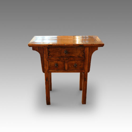 Chinese elm hall -table