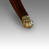 Brass toe of dining table