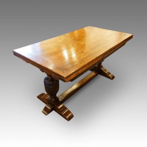 Antique oak dining table