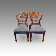 Set of 4 William IV rosewood dining chairs