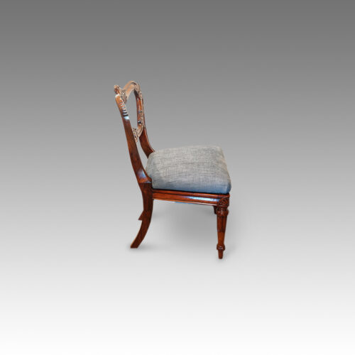 William IV dining chair side view